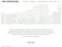 Tablet Screenshot of krisvercruysse.be